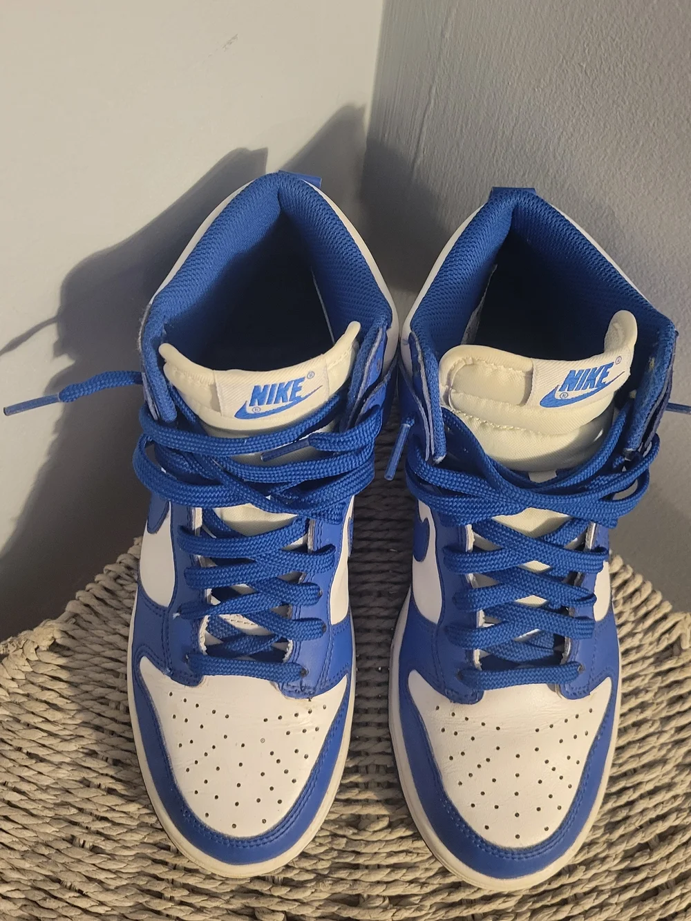 Nike Dunk High Game Royal Kentucky Blue White High Top Sneakers Size 6